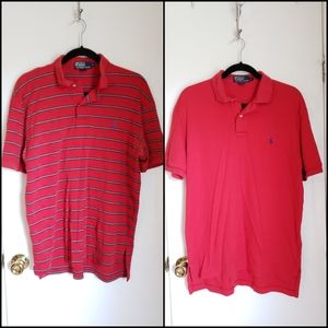 Set of 2 Ralph Lauren Polo Shirts Size M (#129)